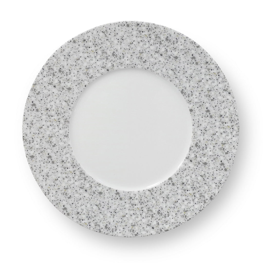 Cosmo - 18 Piece Service - Porcelain - White/Grey