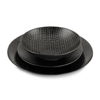 Black Tweed - 18 Piece Service - Stoneware - Black