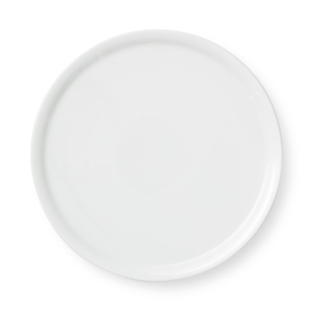 Trattoria - 4 Assiette À Pizza 31 Cm - Porcelaine - Blanc