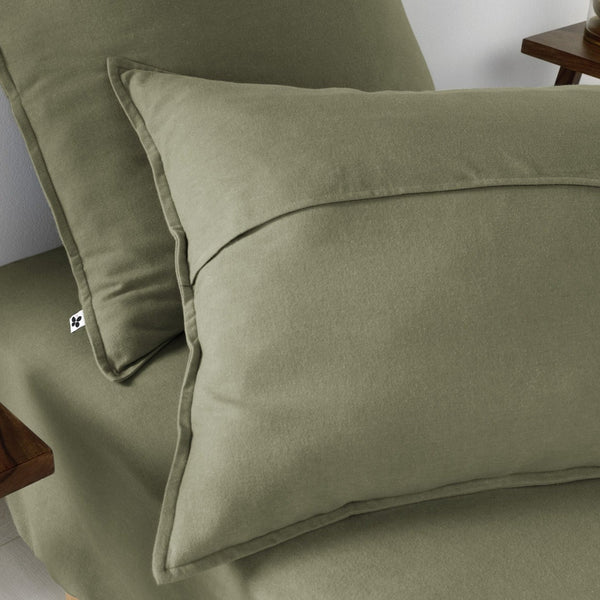 Candice - Pillowcase - Flannel - Rosemary