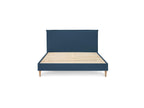 Sary - Cama con lamas macizas - Patas de madera natural