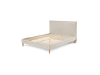Sary - Cama con lamas macizas - Patas de madera natural