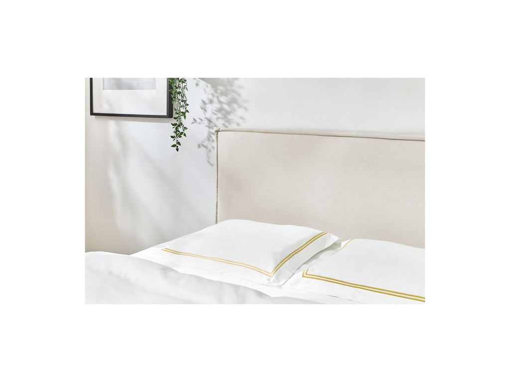 Sary - Cama con lamas macizas - Patas de madera natural