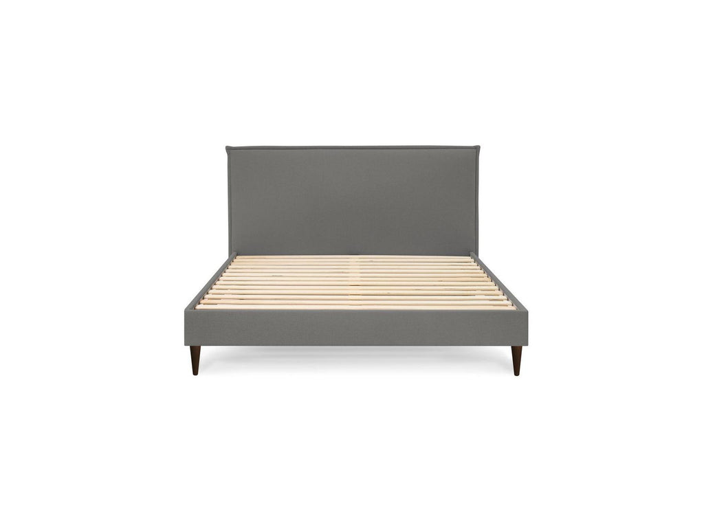 Sary - Bed with Solid Slats - Wenge Wood Legs