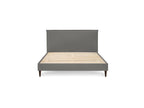 Sary - Bed with Solid Slats - Wenge Wood Legs