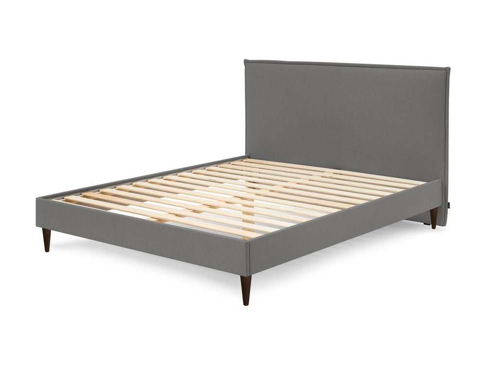 Sary - Bed with Solid Slats - Wenge Wood Legs