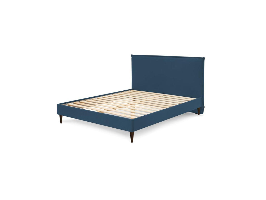 Sary - Bed with Solid Slats - Wenge Wood Legs