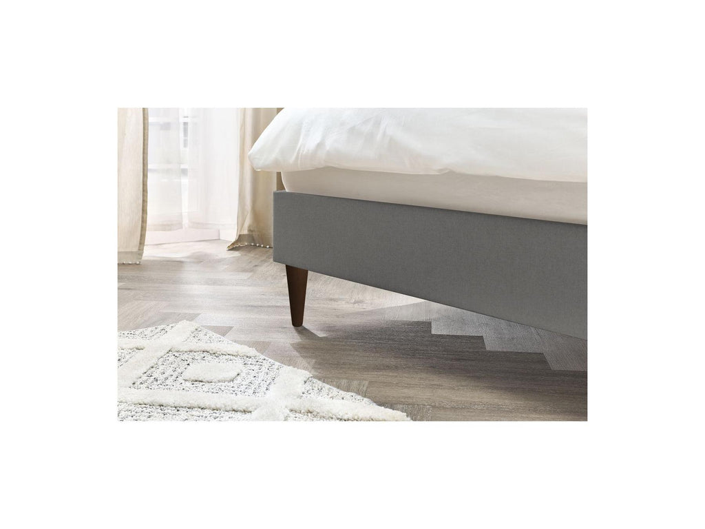 Sary - Bed with Solid Slats - Wenge Wood Legs