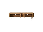 Mueble de TV de 4 puertas - Bruges - Madera maciza de mango