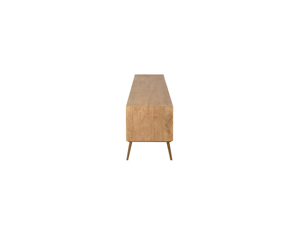 Mueble de TV de 4 puertas - Bruges - Madera maciza de mango