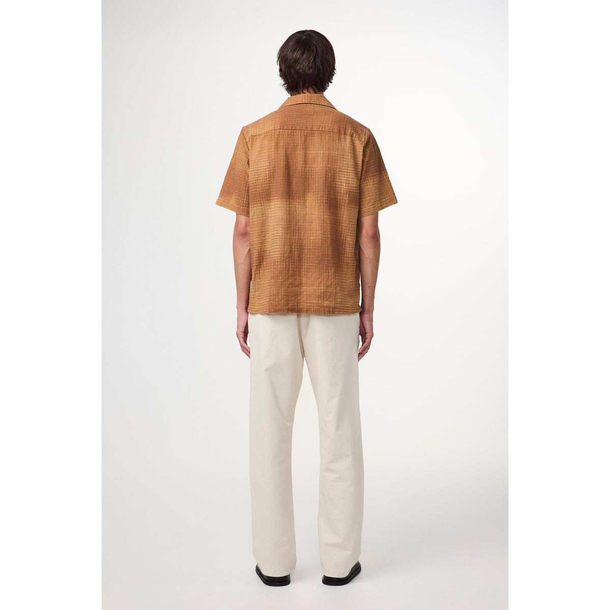 Camicia Daniel Ss - Stampa marrone