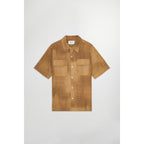 Camicia Daniel Ss - Stampa marrone