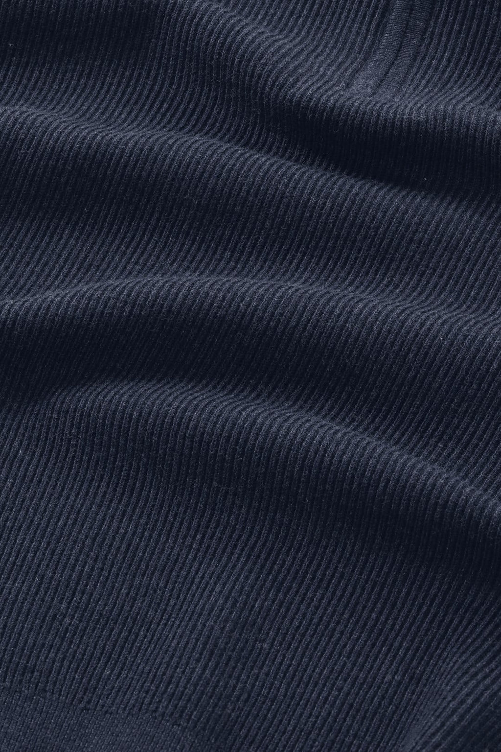 Hansie SS Zip Knit - Navy Melange