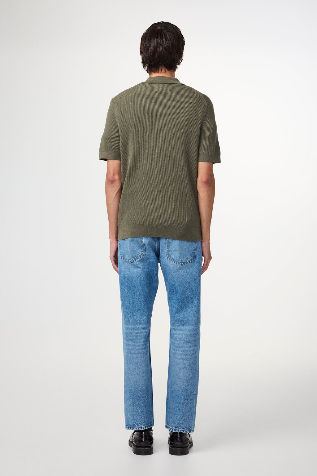 Hansie SS Zip Knit - Capers