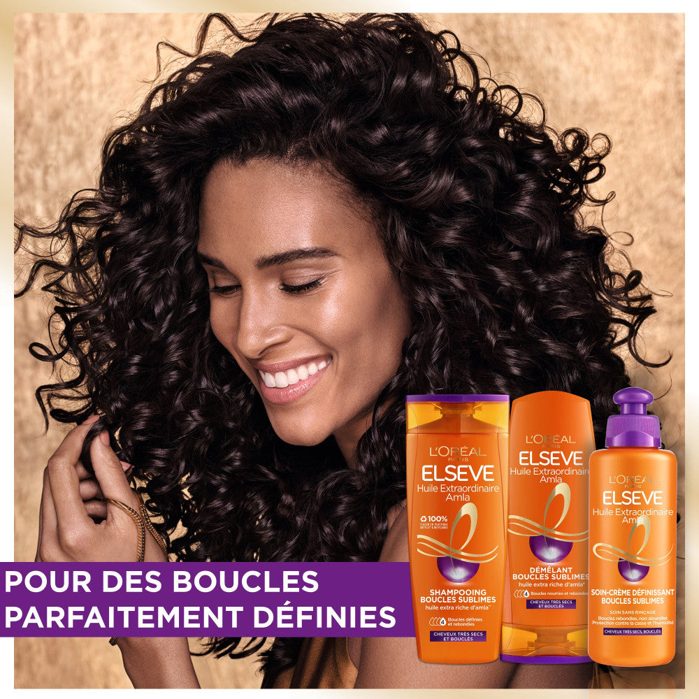 Elseve Amla Extraordinary Oil The Routine for Very Dry & Curly Hair