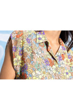 La Blouse Vicky Lilas Flower