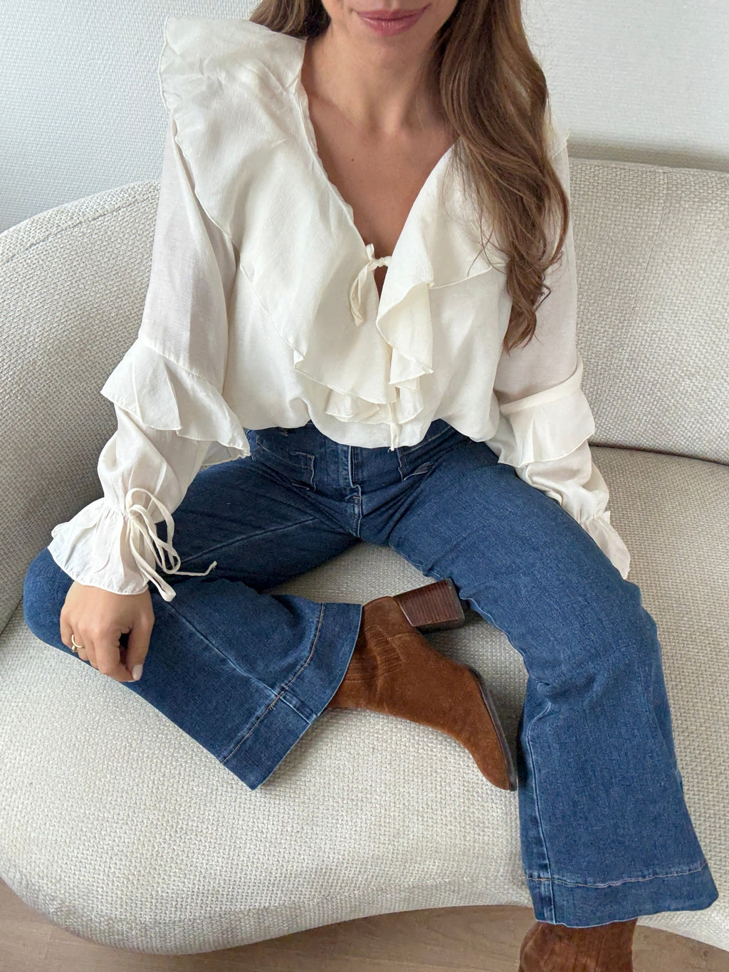 Iris Blouse Ecru