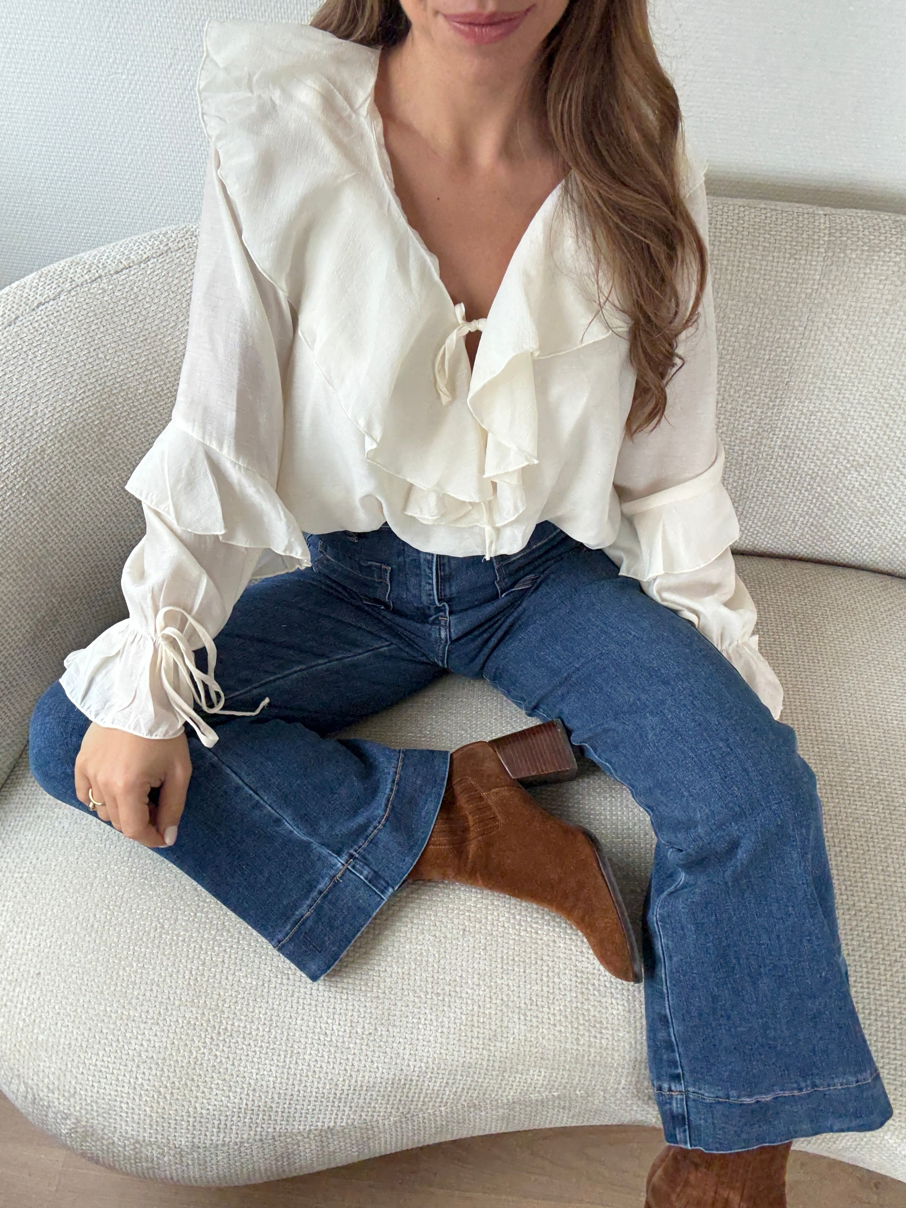 Iris Blouse Ecru