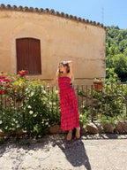 Casiopea Orange Linen Dress
