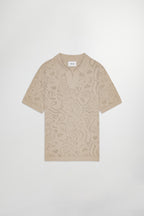 Ryan Flower Cardigan - Ecru