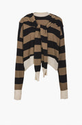 Pull Trompe-L'Oeil - Rayures - Femme