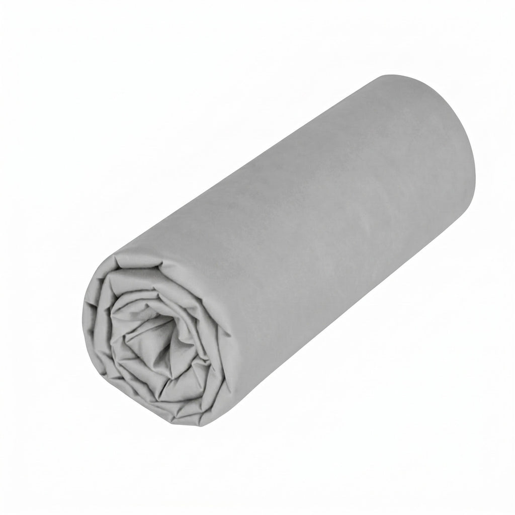 Uni Percale - Sábana Bajera - Percal de Algodón - Gris