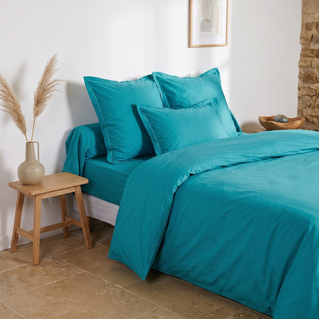 Uni Percale - Taie Traversin - Percale De Coton - Canard