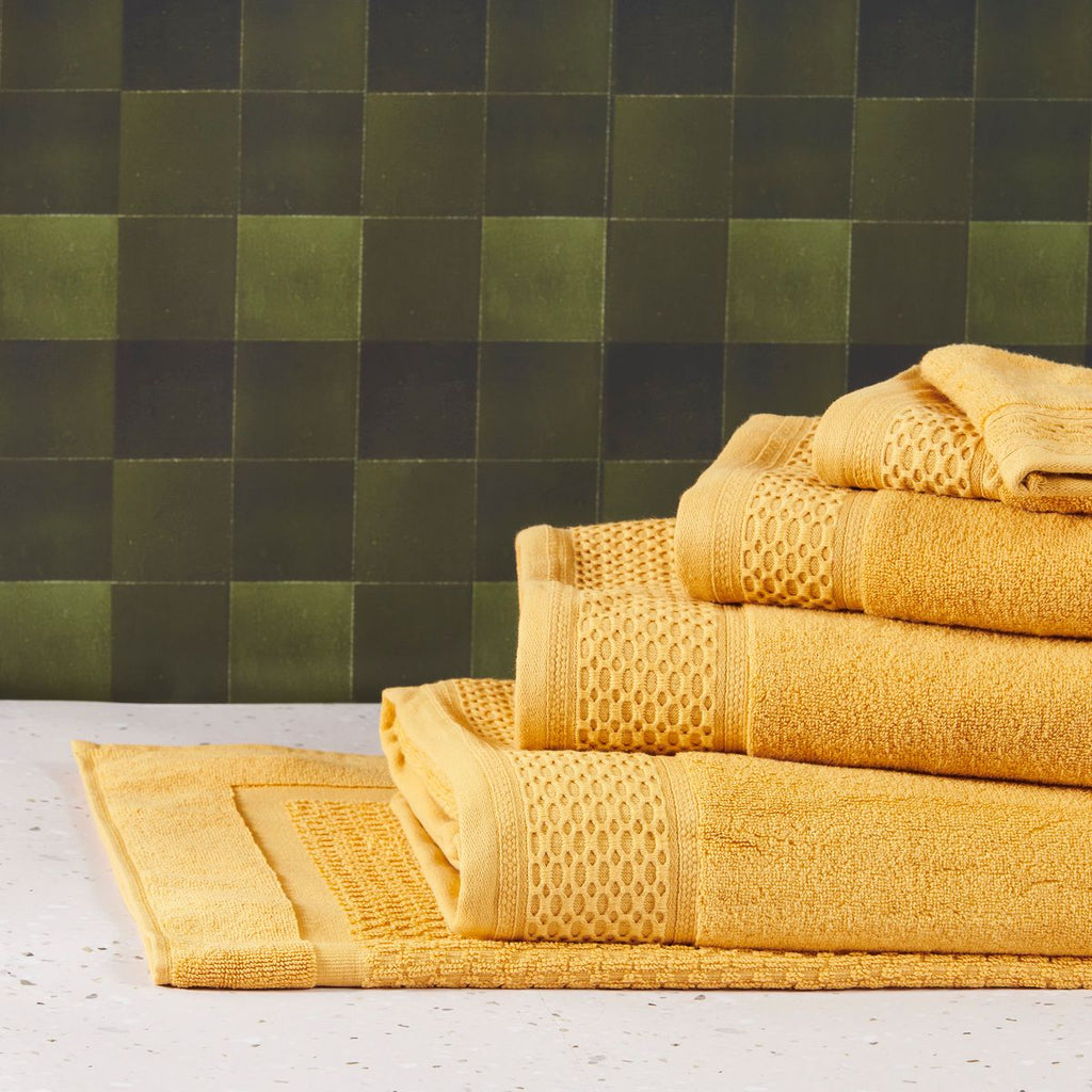 Towel - 500Gr/M2 - Cotton Terry - Mustard