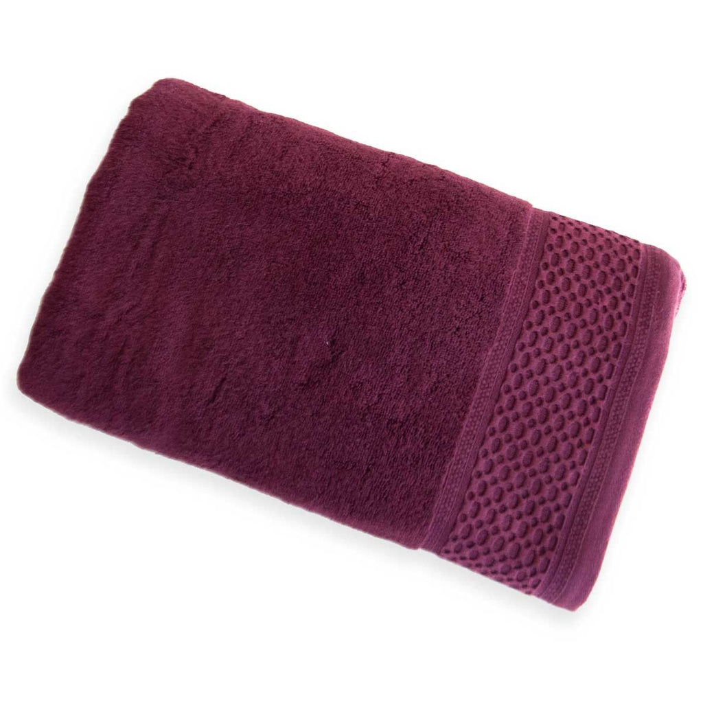 Sdb Unin 500Gr/M2 - Drap De Bain - Prune
