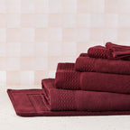 Alfombra de Baño - 500Gr/M2 - Esponja de Algodón - Ciruela