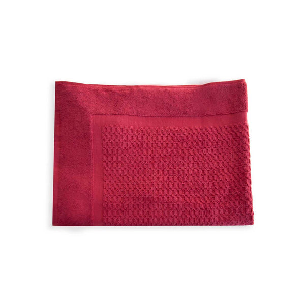 Alfombra de Baño - 500Gr/M2 - Esponja de Algodón - Carmín