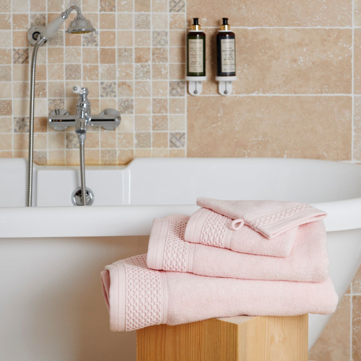 Bath Mat - 500Gr/M2 - Cotton Terry - Pale Pink