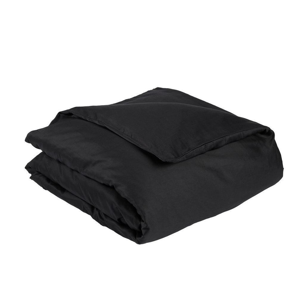 Douce Nuit - Duvet Cover - Cotton Satin - Black