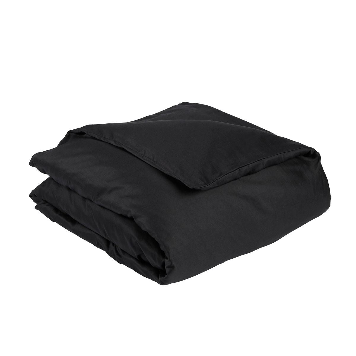 Douce Nuit - Duvet Cover - Cotton Satin - Black