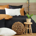 Douce Nuit - Duvet Cover - Cotton Satin - Black