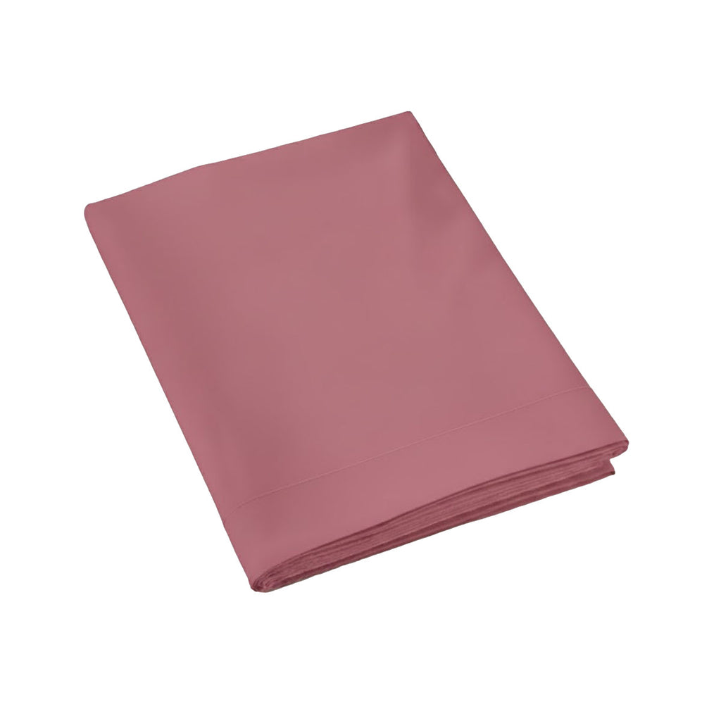 Uni Percale - Sábana Encimera - Percal de Algodón - Ciruela
