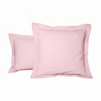 Uni Percale - Funda de Almohada - Percal de Algodón - Rosa Caramelo