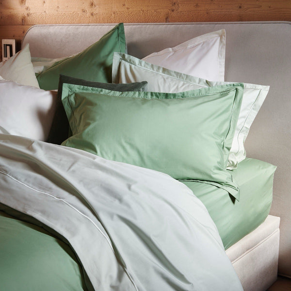 Uni Percale - Funda de Travesaño - Percal de Algodón - Helecho