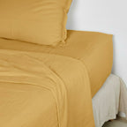 Gaze De Coton - Drap Plat - Tournesol