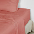 Cotton Gauze - Flat Sheet - Terracotta