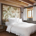 Heloise - Duvet Cover - Cotton Percale - White