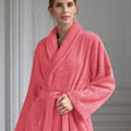 Éponge Unie - Peignoir - Corail