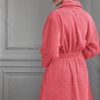 Éponge Unie - Peignoir - Corail