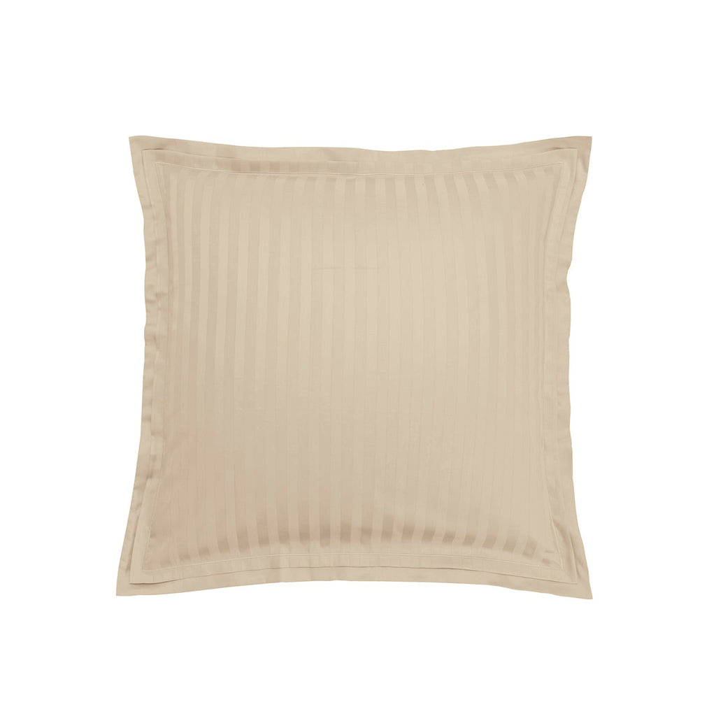 Satén Liso Jacquard - Funda de Almohada - Greige