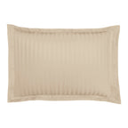 Satén Liso Jacquard - Funda de Almohada - Greige