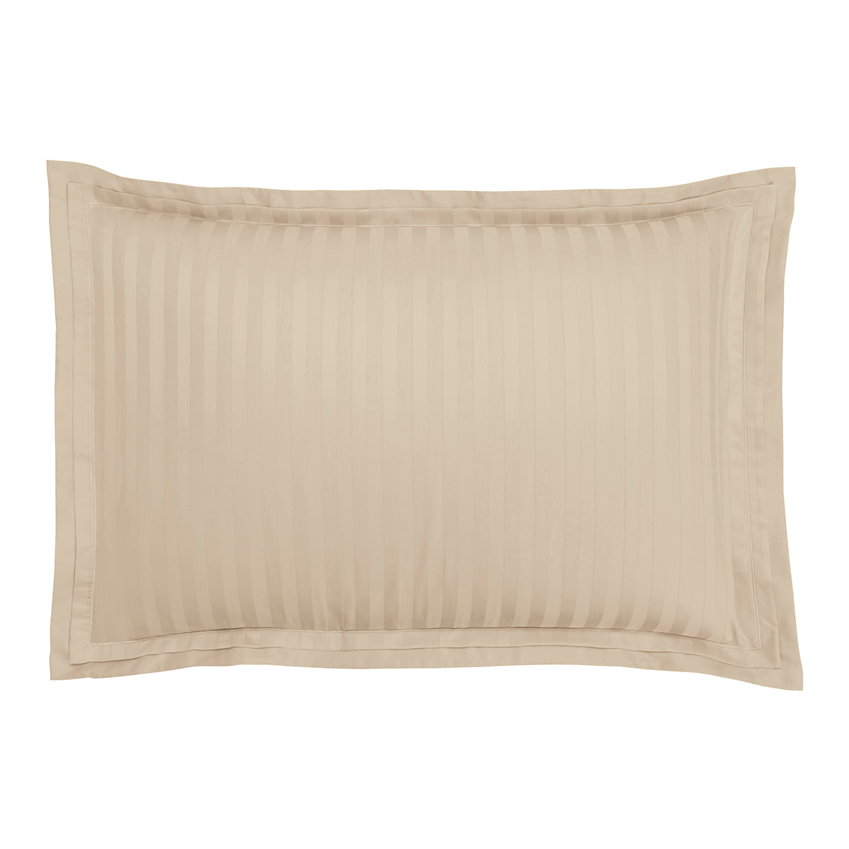 Satén Liso Jacquard - Funda de Almohada - Greige