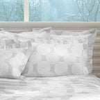 Dahlia - Funda de Almohada Decorativa - Gris
