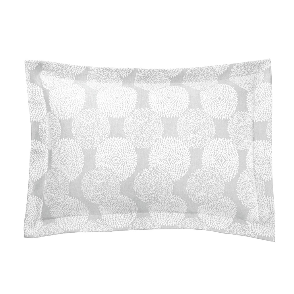 Dahlia - Funda de Almohada Decorativa - Gris