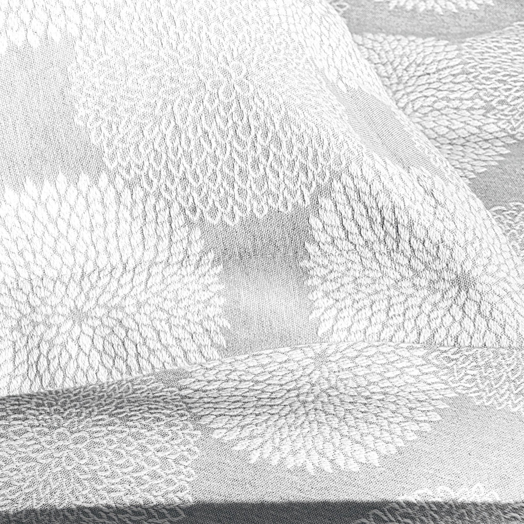 Dahlia - Funda de Almohada Decorativa - Gris
