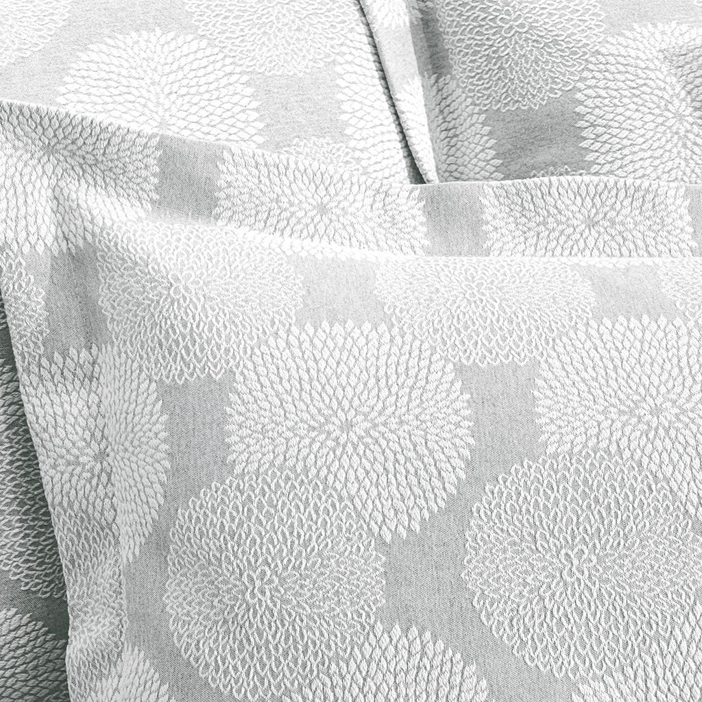 Dahlia - Funda de Almohada Decorativa - Gris